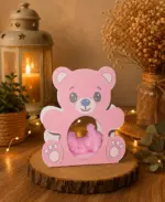 Ayıcık Bubble Mum | Baby Shower Hediyeliği | El Yapımı Bebek Mum - Görsel 2