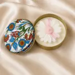 İznik Desenli Metal Kapaklı Mum